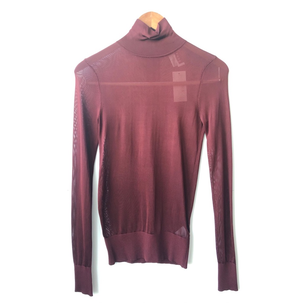 DKNY See-through Knit Turtleneck size XP